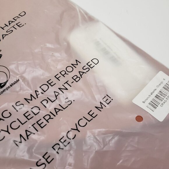 NWT For the Peach Gaia Scrunch Shorts in Orange Size S - Picture 4 of 7